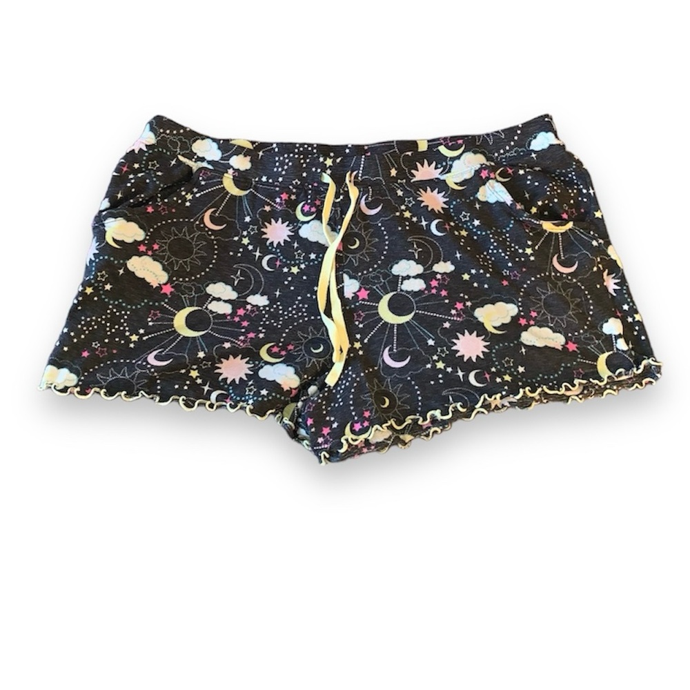 ☁️ Whimsigoth Celestial Pajama Shorts 🌙